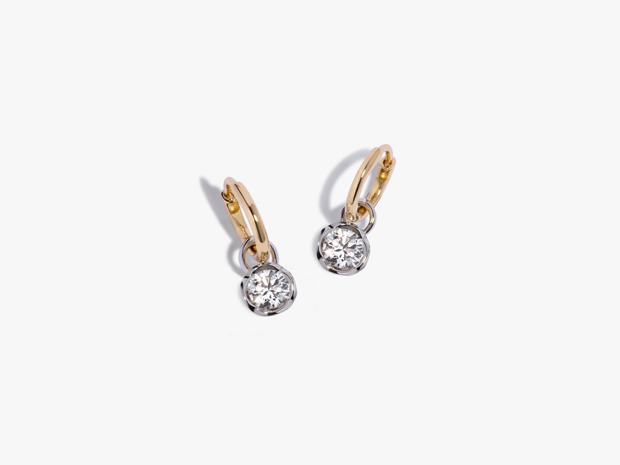 Small Hoop Whoopsie Daisy 0.70ct Diamond Earrings