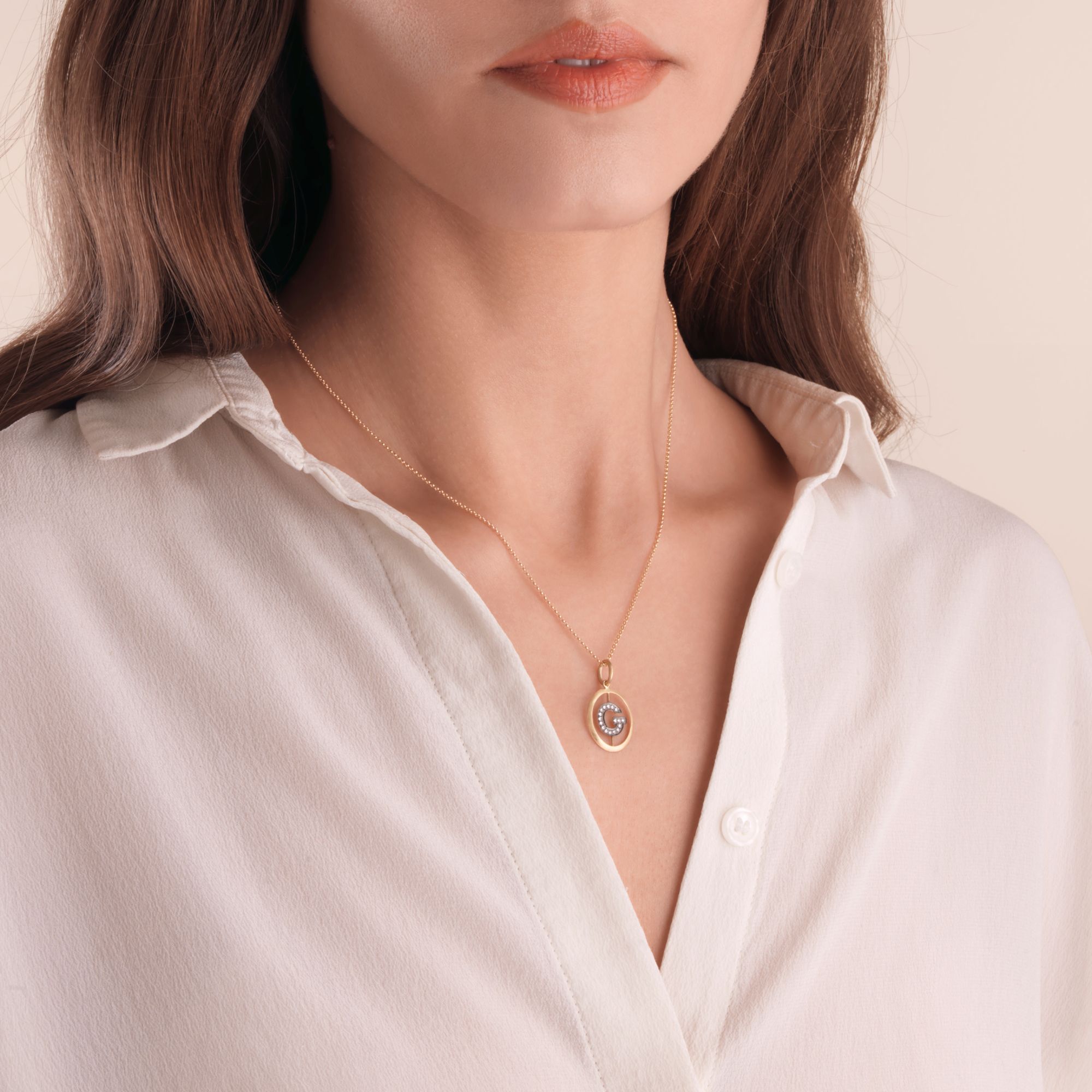 Initial G Necklace