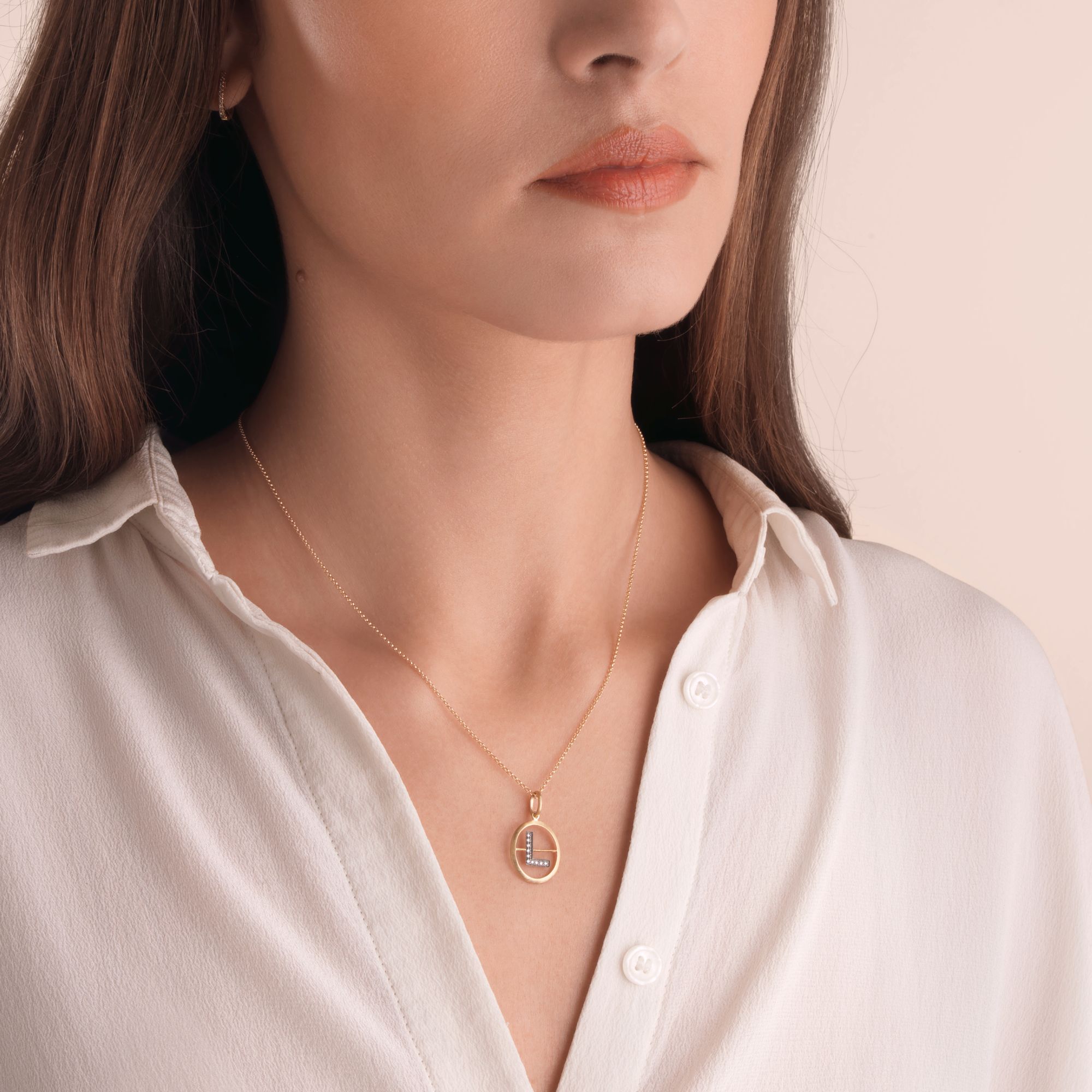 Initial L Necklace