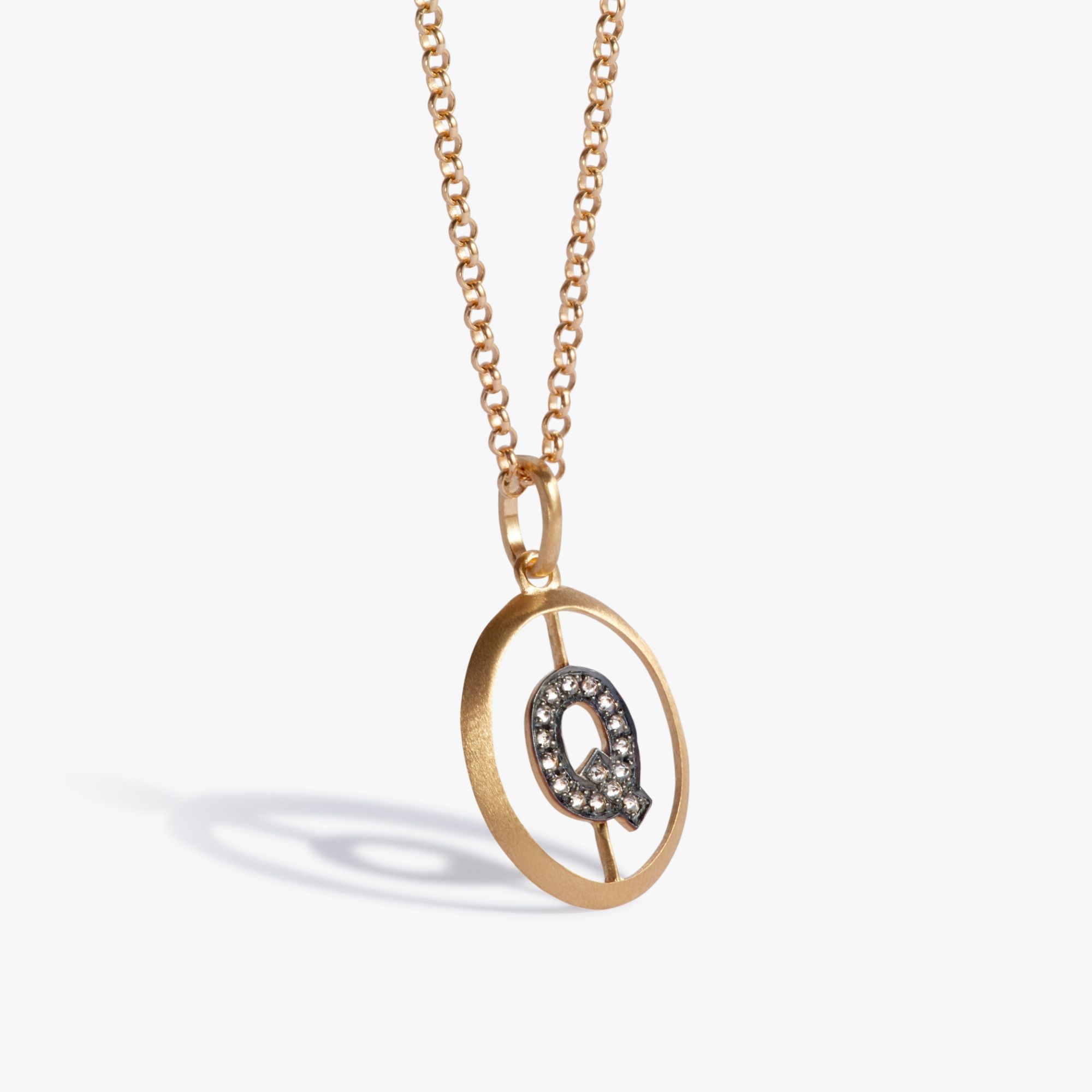 Initial Q Necklace