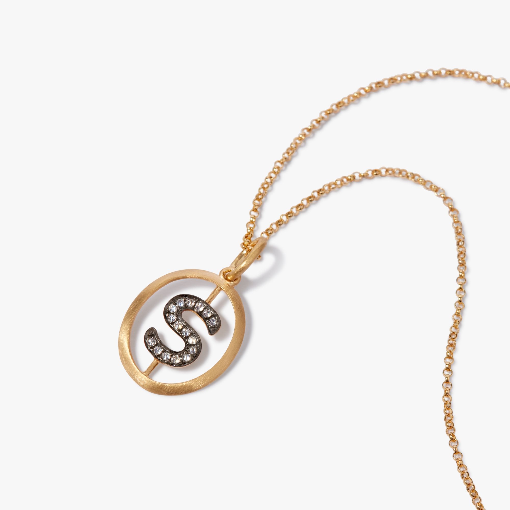 Initial S Necklace