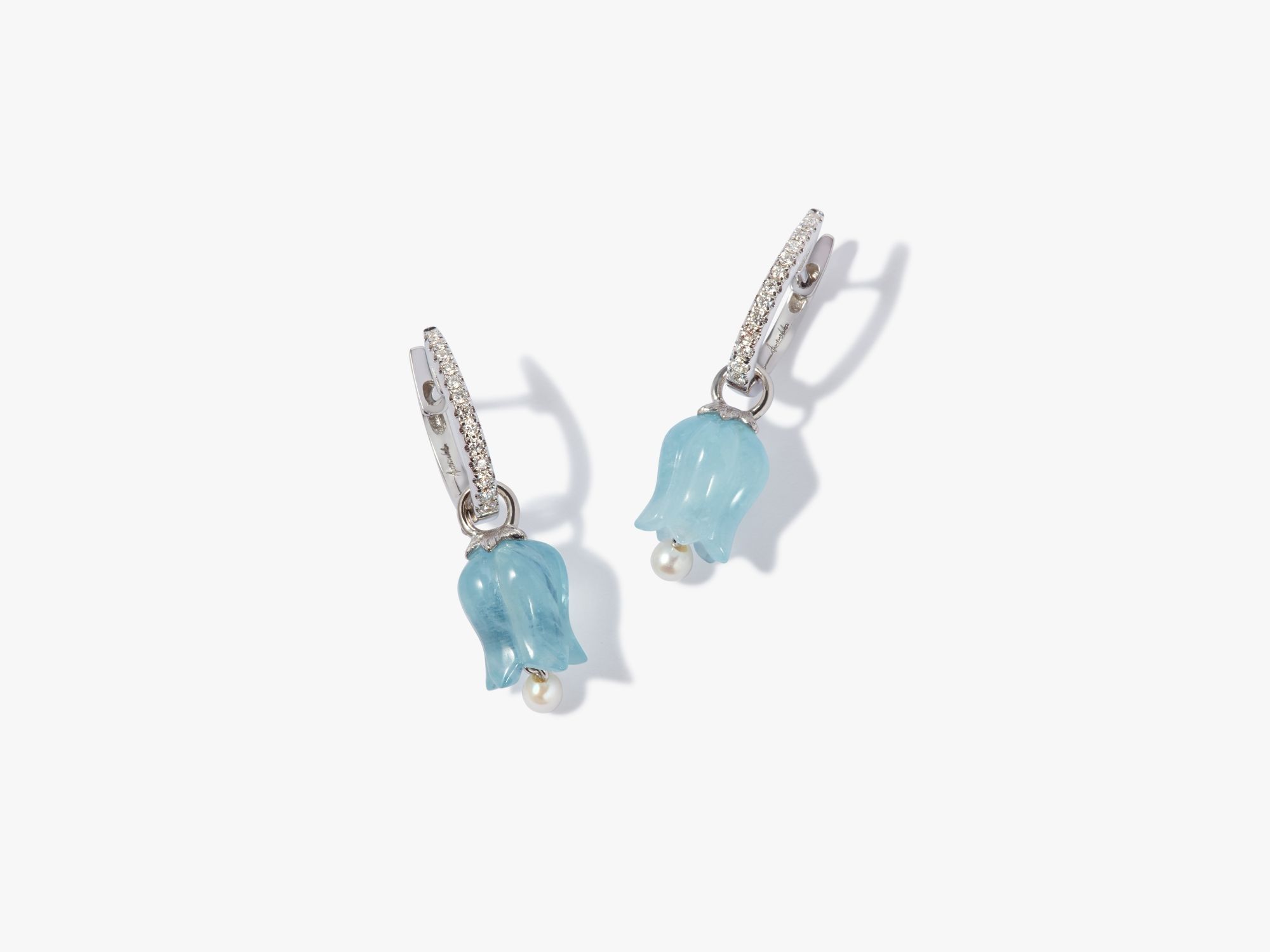 Tulips Diamond Earrings