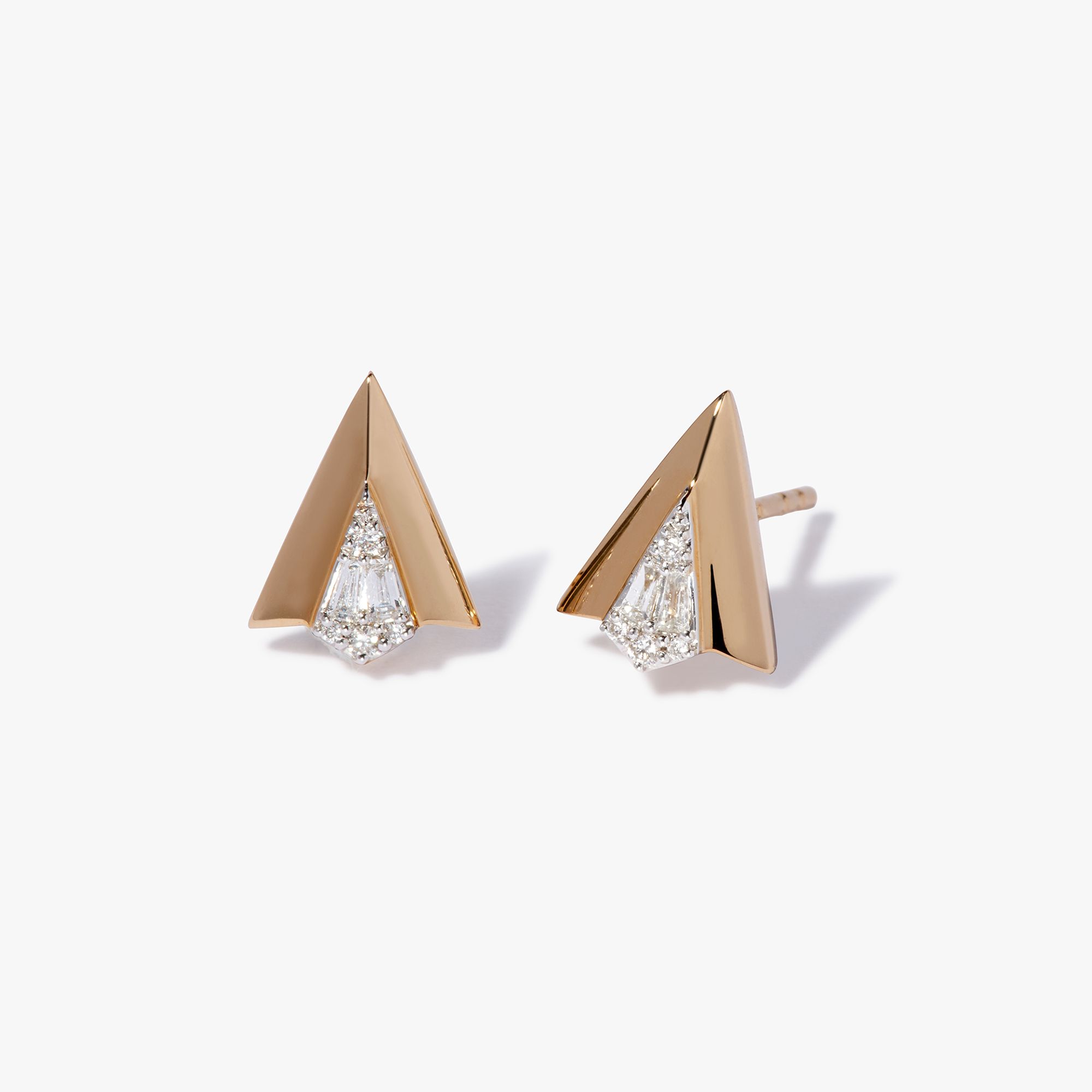 Flight Diamond Arrow Earrings