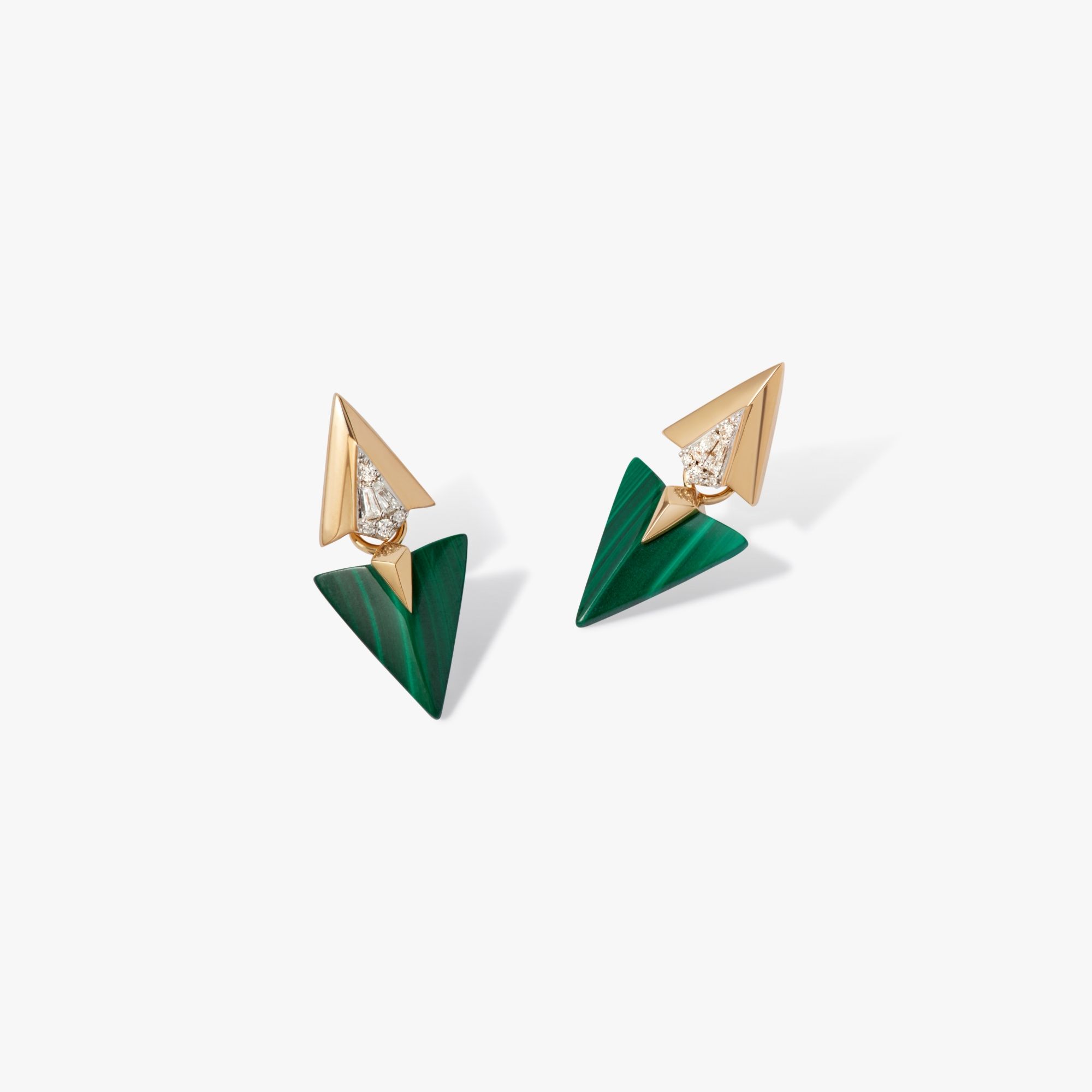 Flight Diamond Arrow Earrings