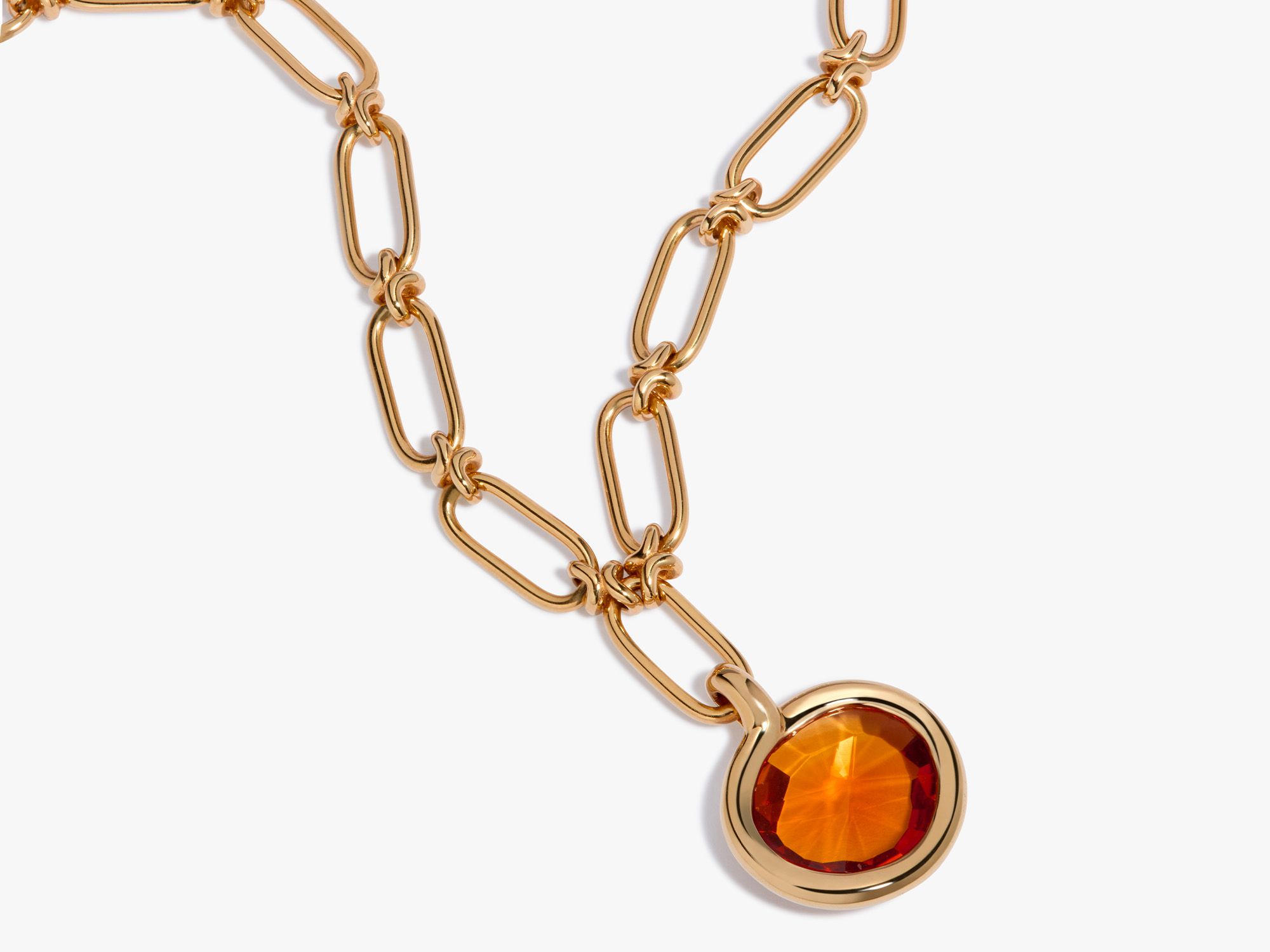 Sweetie Citrine & Knuckle Necklace