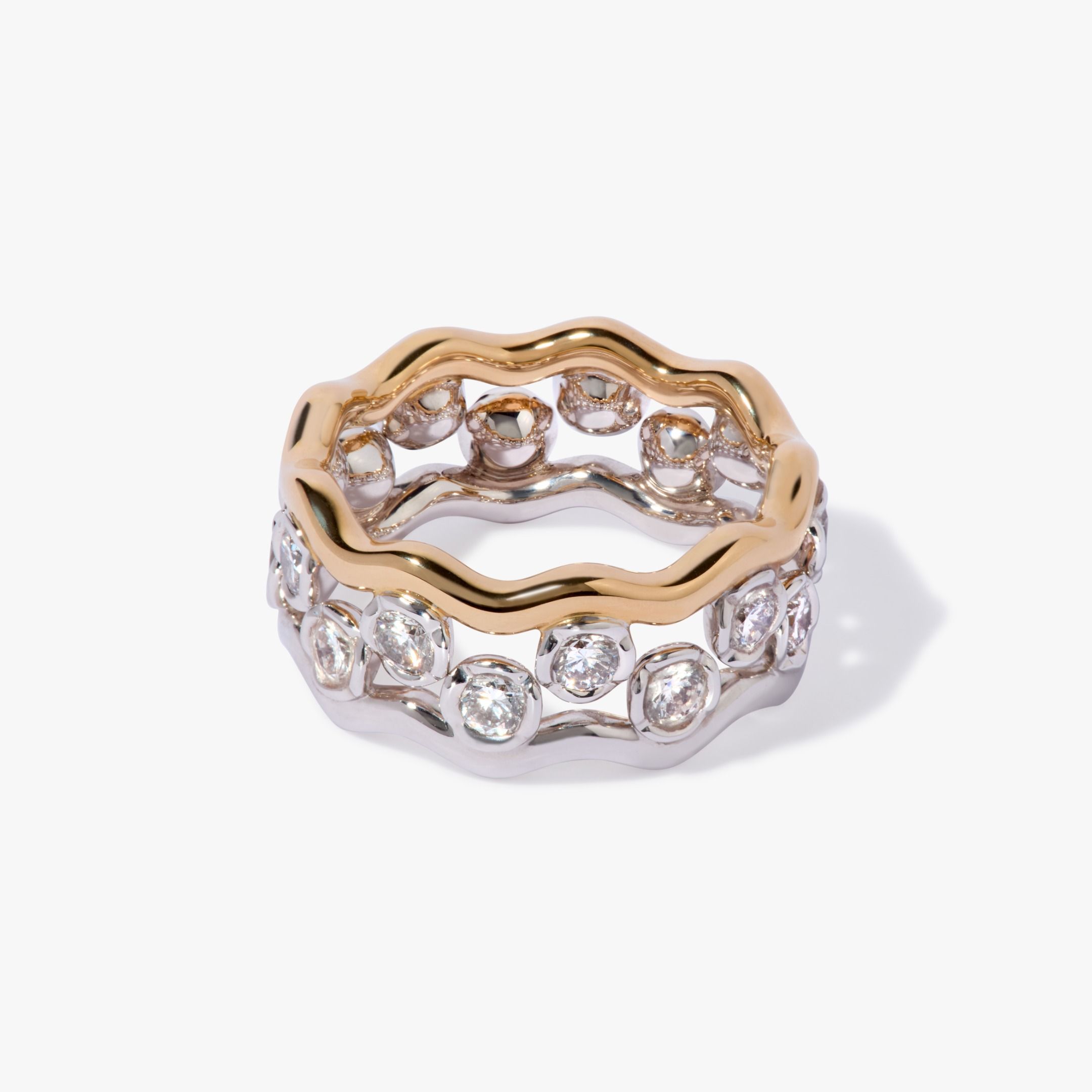 Whoopsie Daisy Diamond Ring Stack