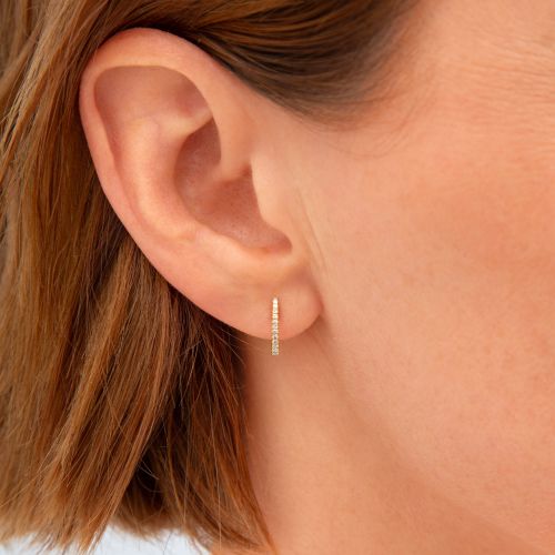 Eclipse Fine Hoop Earrings