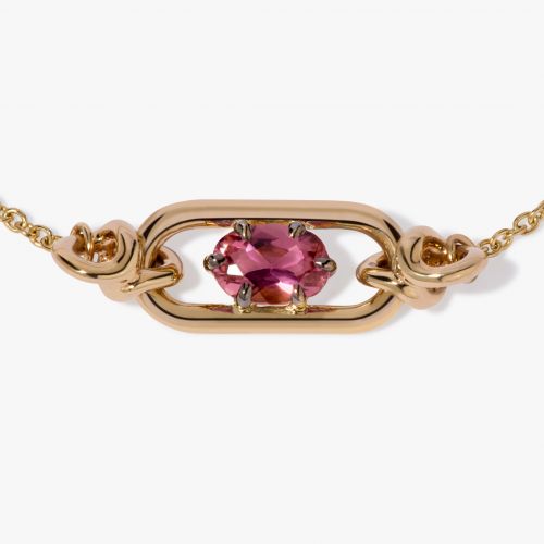 Gem Set Tourmaline October Bracelet 