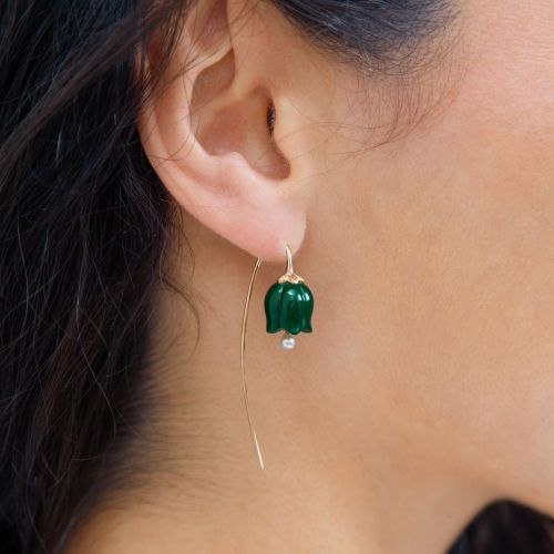 Tulips French Hook Earrings