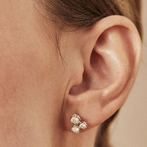 Whoopsie Daisy Triple Stud Earrings