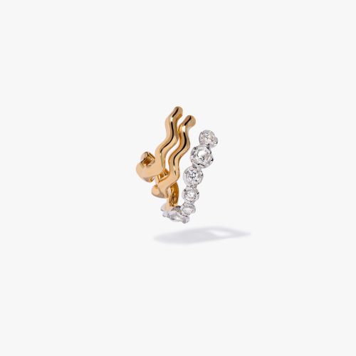 Whoopsie Daisy Triple Hoop Earring (Left)