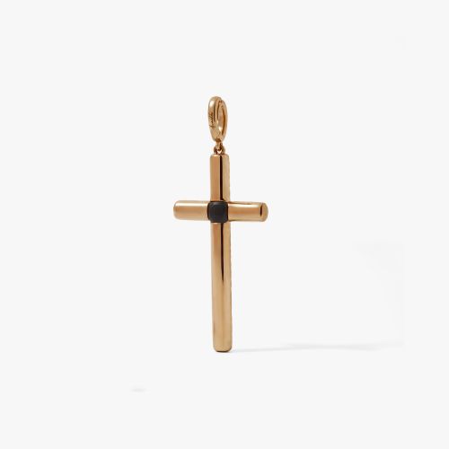 Touch Wood Cross Charm