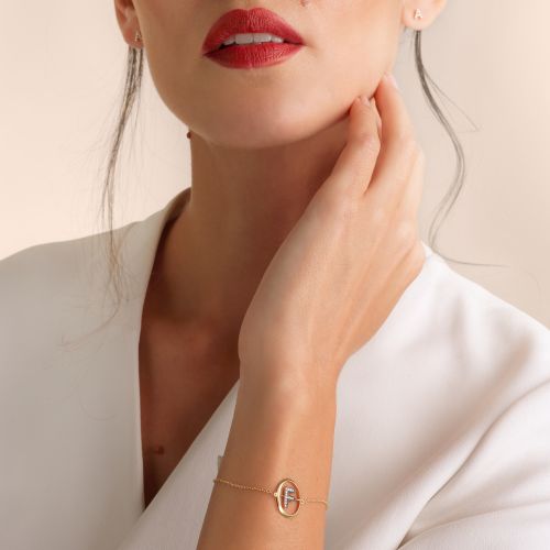 Initials F Bracelet