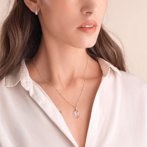 Initials M Pendant