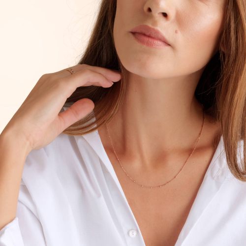 Saturn Short Chain Necklace