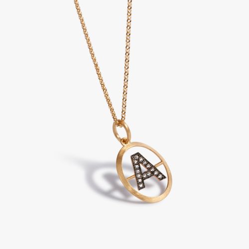 Initial A Necklace