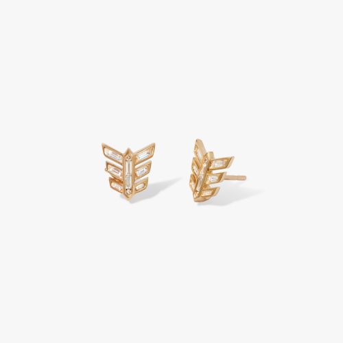 Flight Feather Stud Earrings
