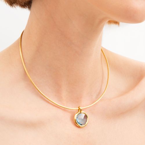 Sweetie Topaz Choker Necklace