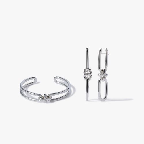Knuckle Earrings & Bangle Gift Set