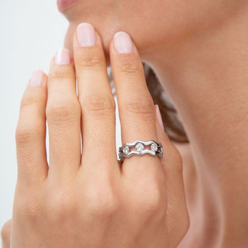 Whoopsie Daisy Diamond Ring