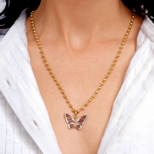 Mythology Butterfly Charm Pendant