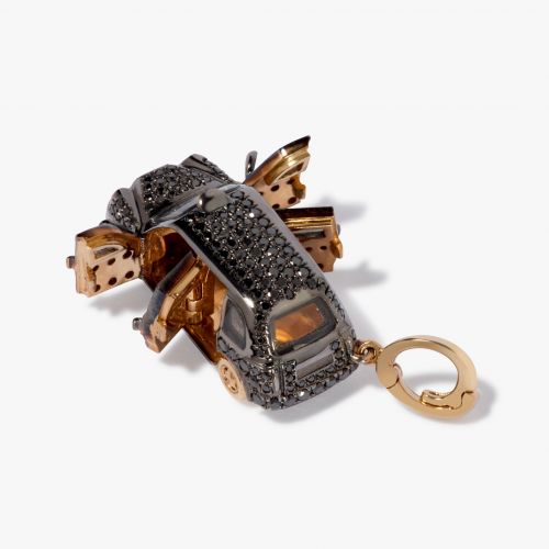 London Black Taxi Charm Pendant 