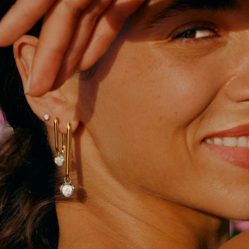 Knuckle & Whoopsie Daisy 0.50ct Diamond Earrings