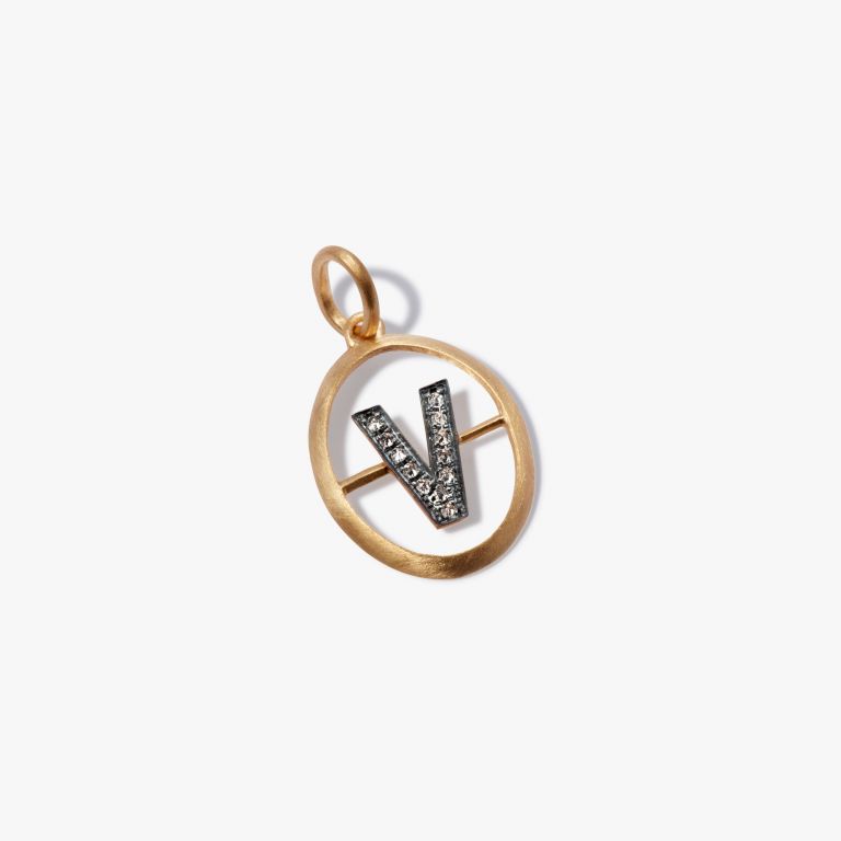 Initials V Pendant main product photo