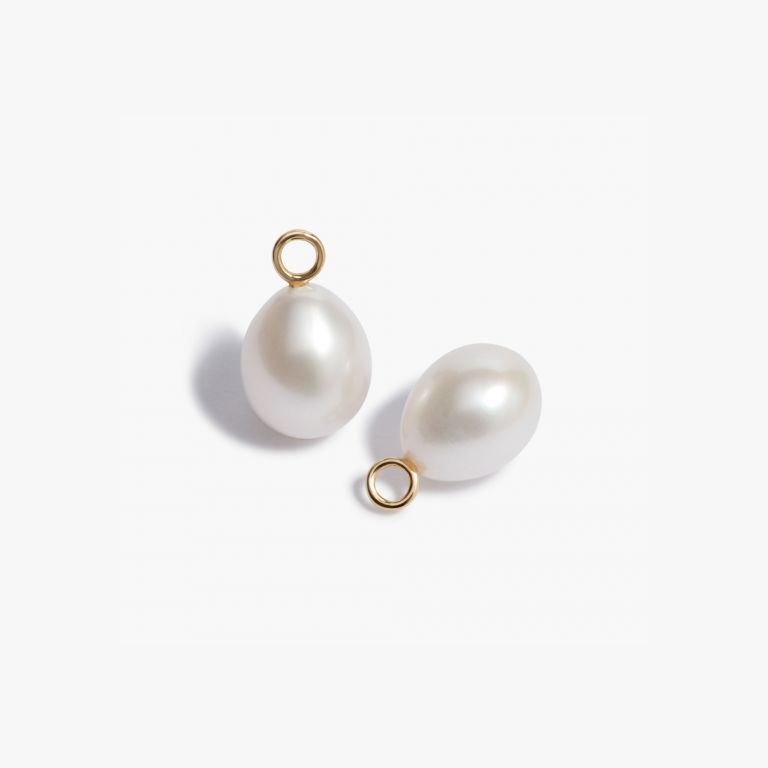 Gold Baroque Pearl Earring Drops main product photo