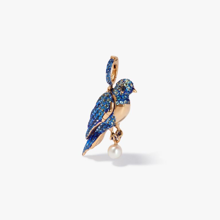 Mythology Bluebird Charm Pendant main product photo