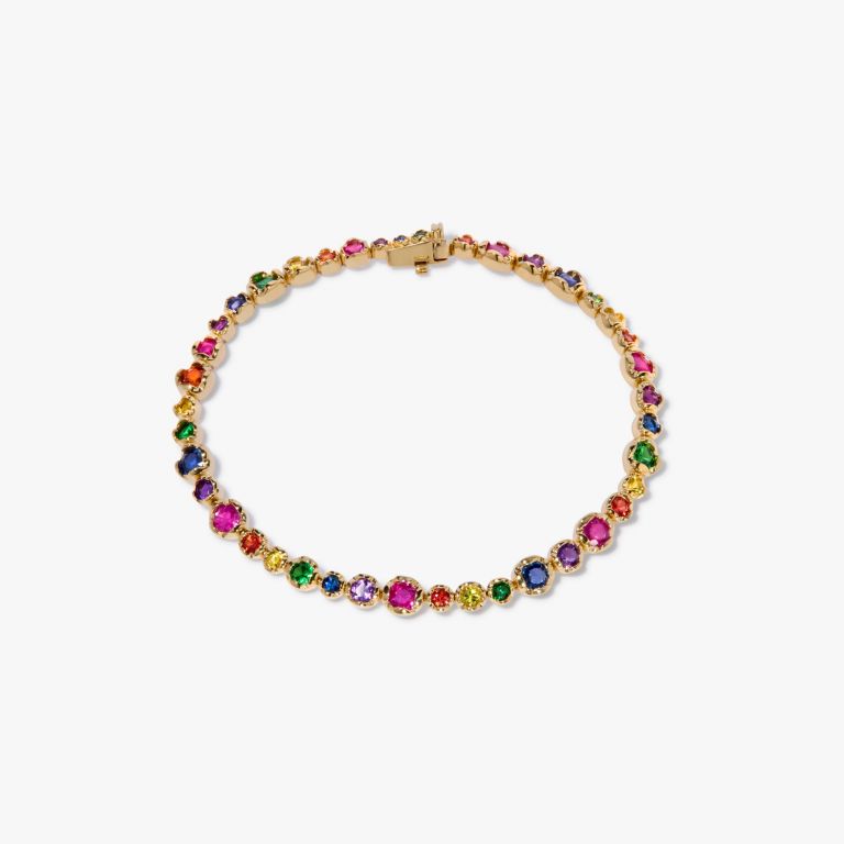 Whoopsie Daisy Rainbow Tennis Bracelet main product photo