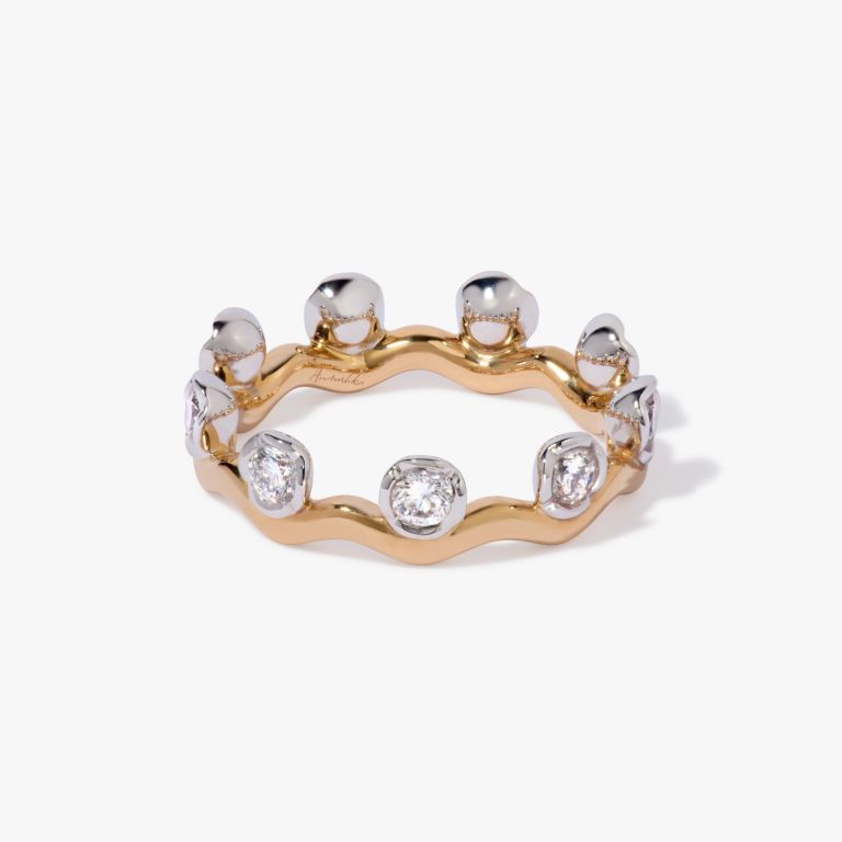 Whoopsie Daisy Diamond & 4mm Ring Stack