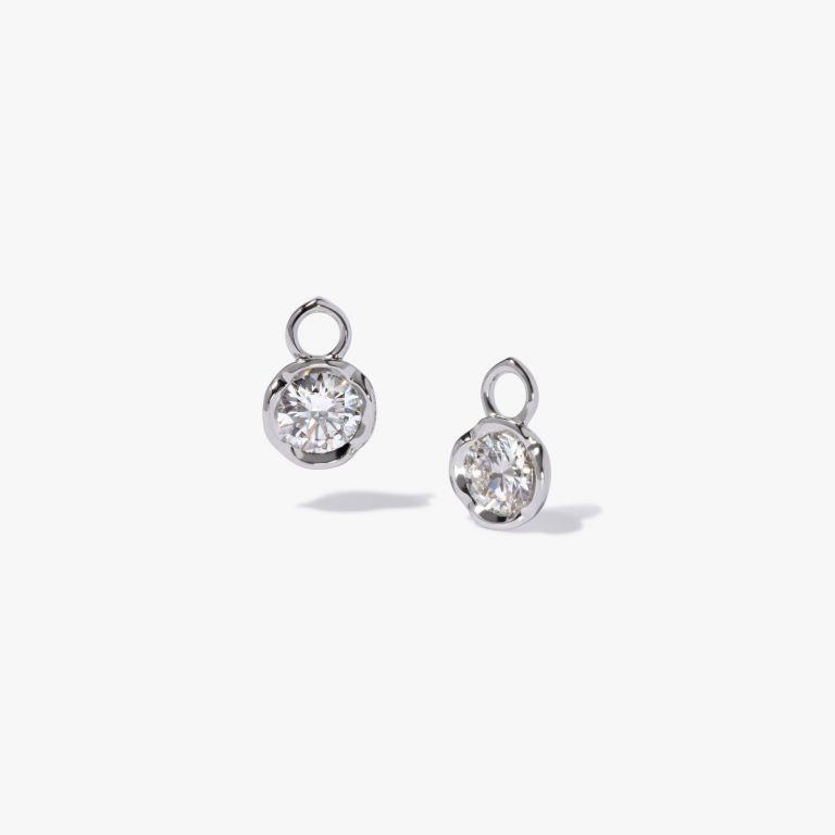 Small Hoop Whoopsie Daisy 0.70ct Diamond Earrings