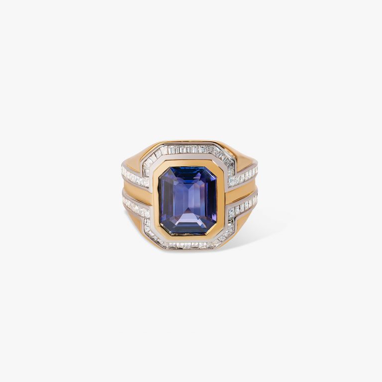 Tanzanite & Diamond Ring main product photo