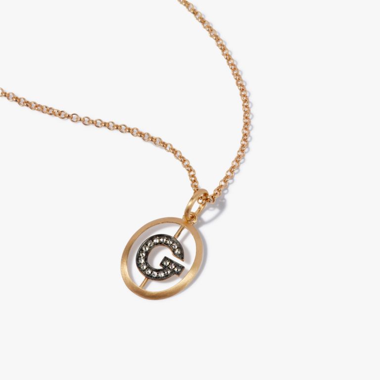 Initial G Necklace main product photo