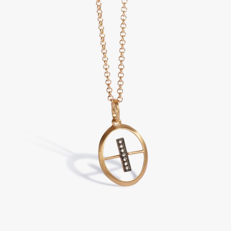Initial I Necklace main product photo
