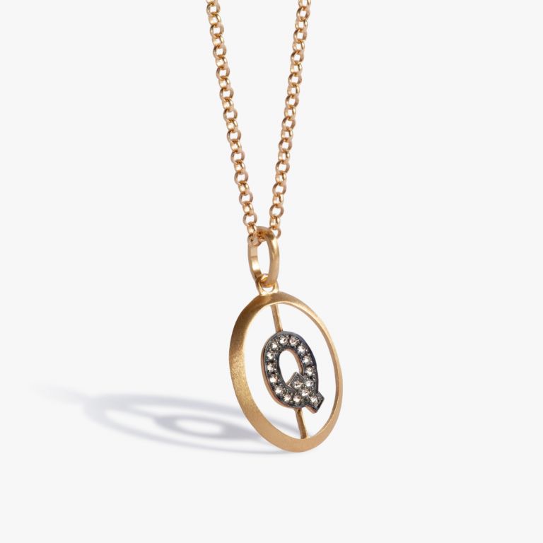 Initial Q Necklace main product photo