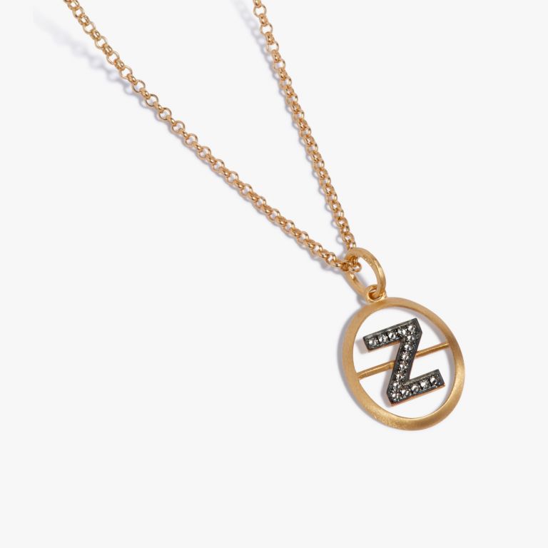 Initial Z Necklace main product photo