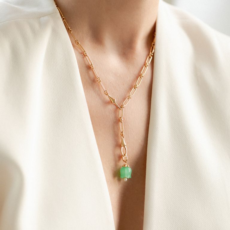 Tulips & Knuckle Necklace