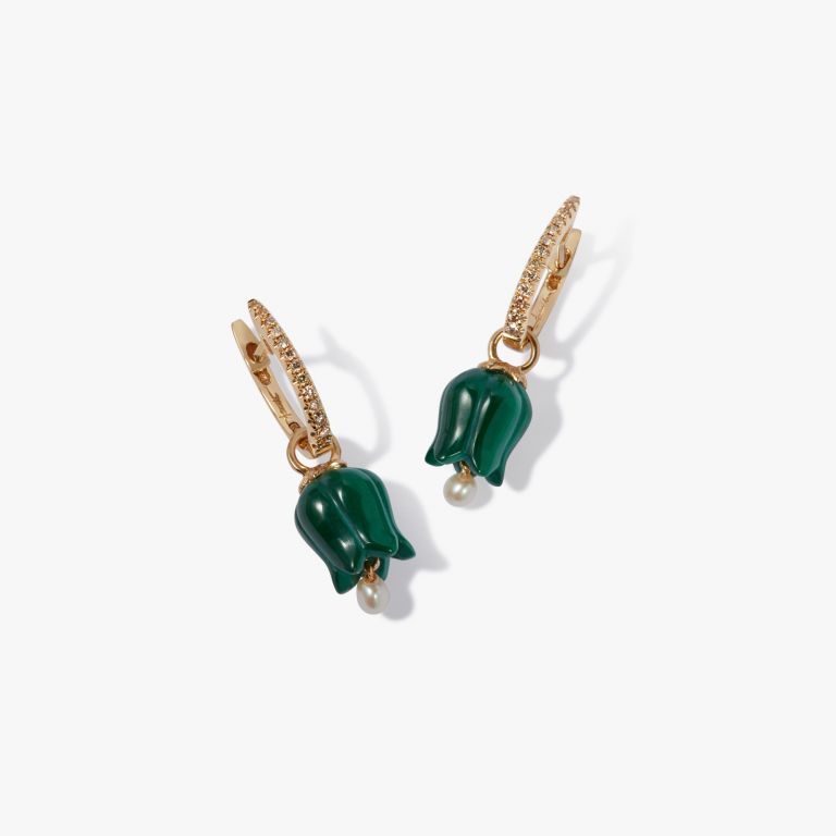 Tulips Diamond Earrings main product photo