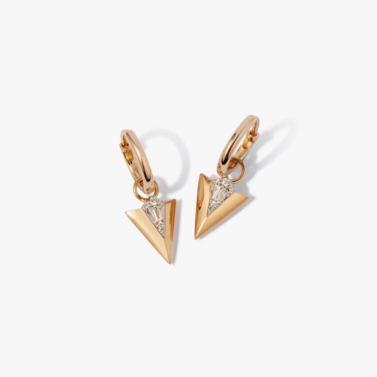 Flight Arrow Hoop Earrings main product photo