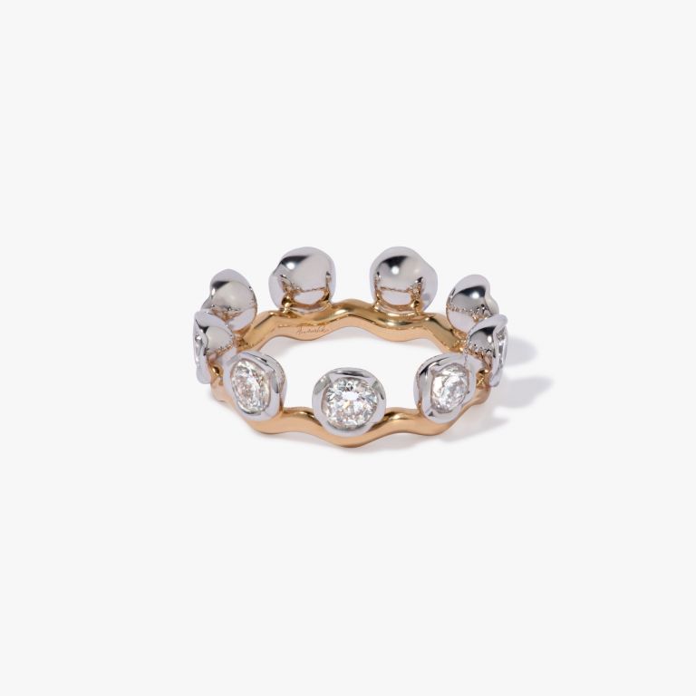 Whoopsie Daisy Bi-Colour Diamond Ring main product photo