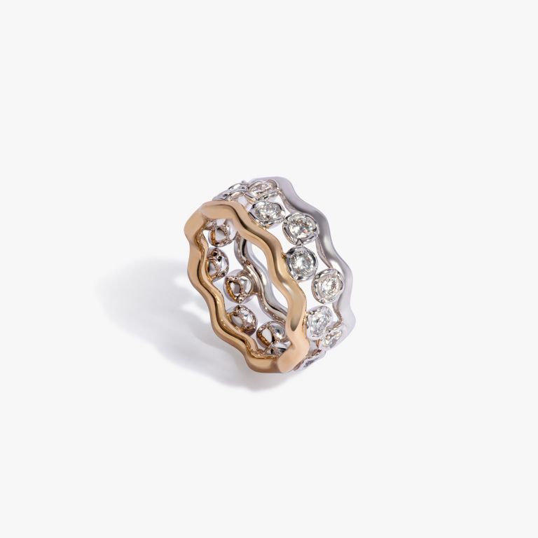 Whoopsie Daisy Diamond Ring Stack main product photo