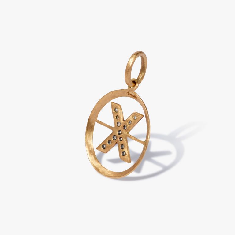 Initials X Pendant