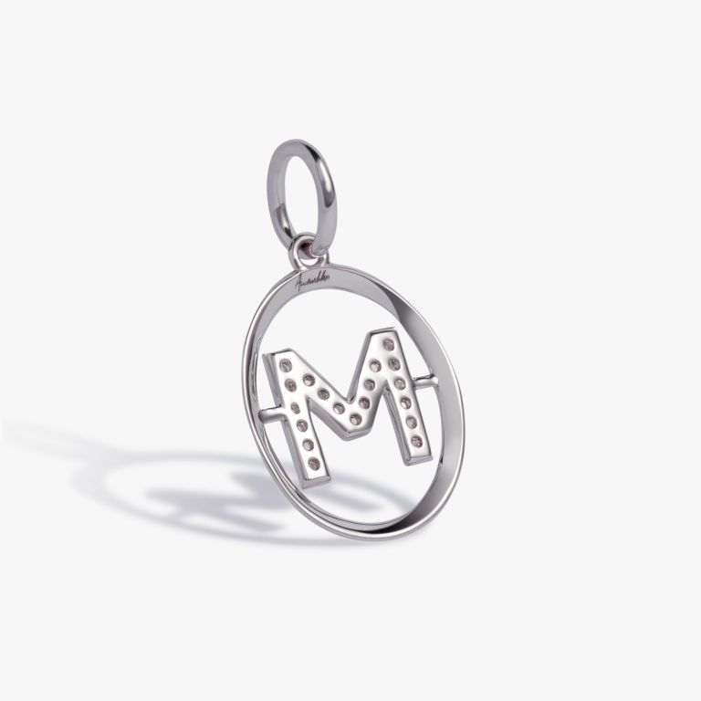 Initials M Pendant