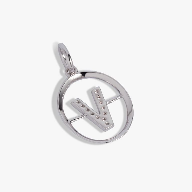Initials V Pendant