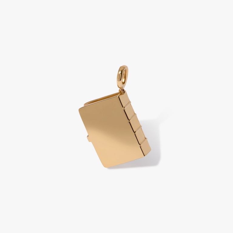 Book Locket Charm Pendant