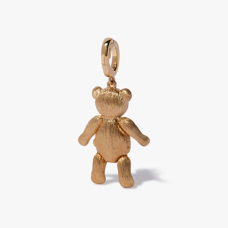 Teddy Bear Locket Charm Pendant