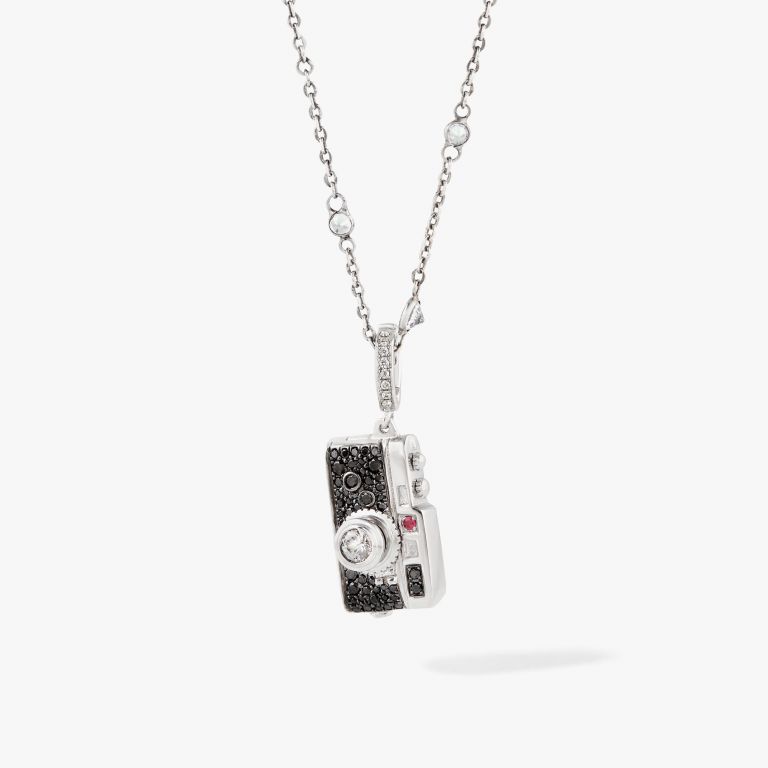 Camera Locket Charm Pendant 