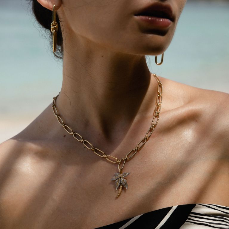 Palm Tree Charm Pendant